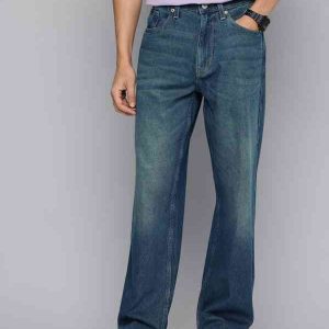 FLYING MACHINE  Men Relaxed Fit Mid Rise Blue Jeans